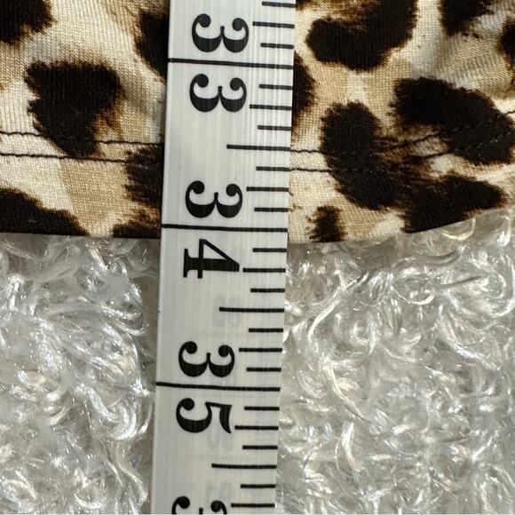 TORRID SUPER SOFT DOUBLE SCOOP NECK RUCHED LEOPARD TANK TOP Sz 3X - Picture 13 of 13